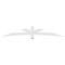 Ekena Millwork Davenport Architectural Grade PVC Gable Bracket, 96"W x 16"H x 2"D x 4"F, 4/12 Pitch GBP096X16X0204DAV00 - alternate 2